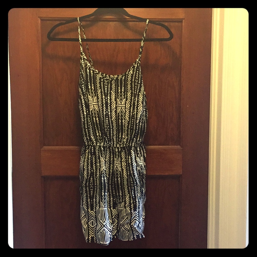 Black & White Romper